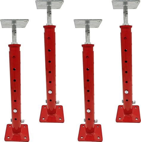 Amazon.com: 2 Pcs Adjustable House Floor Jacks, 18"-36” (1'5"-3 ...