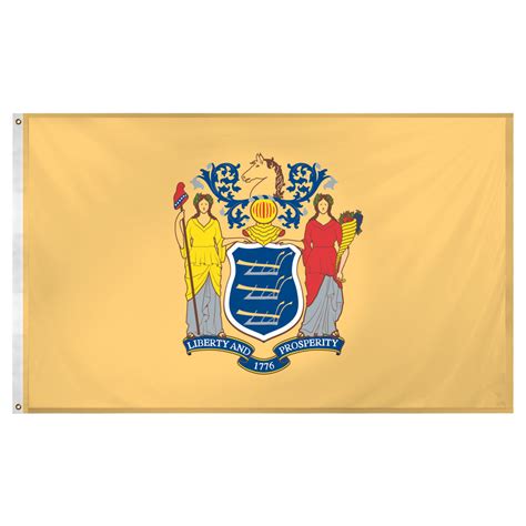 New Jersey 3ft x 5ft Super Knit Polyester Flag – United States Flag Store