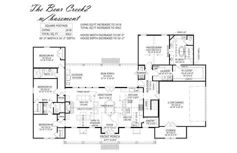 House Floor Plans 4 Bedroom 2 Bath