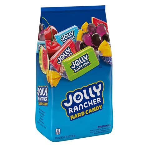 JOLLY RANCHER Assorted Fruit Flavored Hard Candy Bulk Bag, Halloween ...