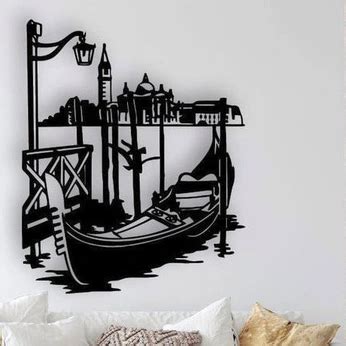 boat Metal Art, boat wall hamging , wall decor, metal art, Home decor ...