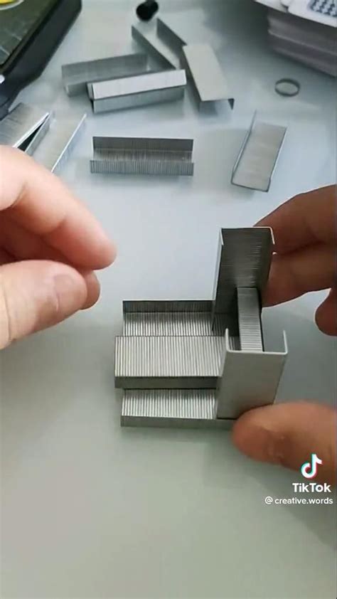 Image result for Stapler Pin Cube Tutorial