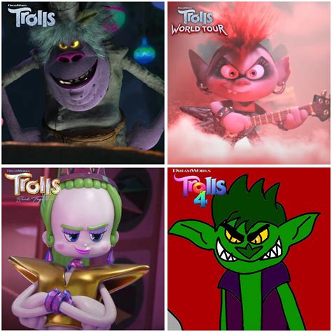 Four Villains in Trolls Films | Fandom