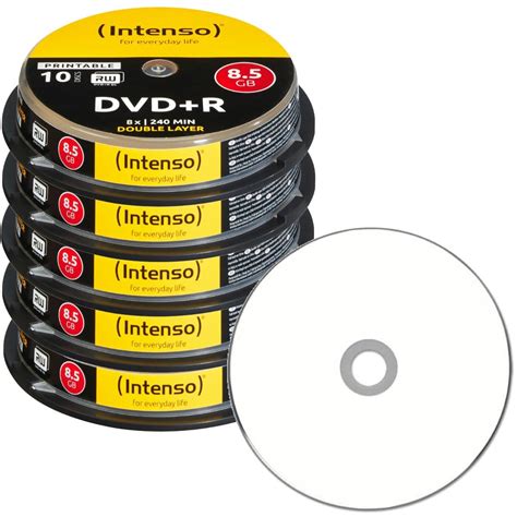 Intenso DVD+R Double Layer 8.5 GB 8x imprimable 50 pièc