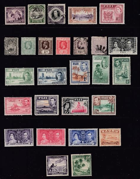 Oceania - Classic Issues - Includes Fiji #38 - All at 15% of SCV of $87 ...