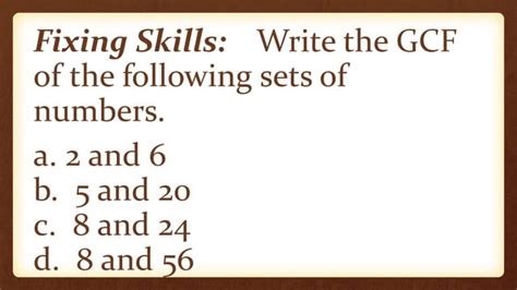 Image result for Math GCF Tutorial