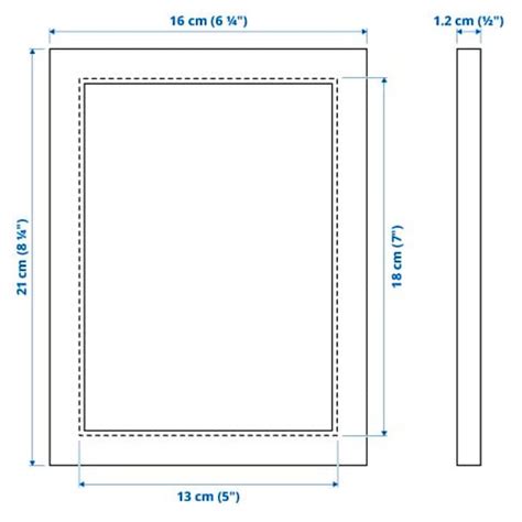 FISKBO frame, black, 13x18 cm (5x7") - IKEA