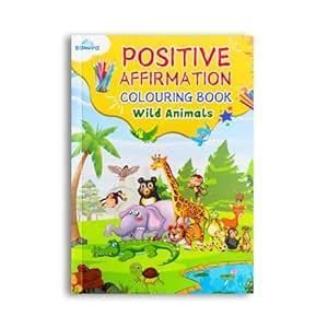 Sakuya Affirmation Animal Coloring Book for Kids | Art and Activity ...
