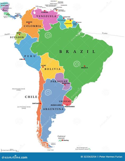 Capitals In South America Stock Photography | CartoonDealer.com #93427772