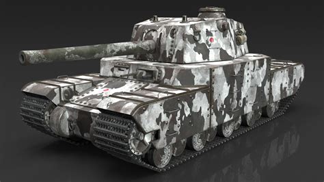 Type 2605 Super Heavy Tank Camouflages set 3D model | CGTrader