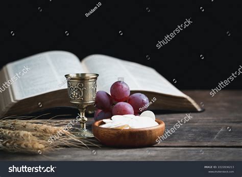Concept Eucharist Holy Communion Christianity Eucharist Stock Photo ...