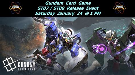 Gundam Card Game ST07/ST08 Release Event, Comic Fusion, Flemington, 24 ...