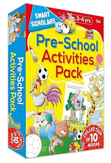 Om Books International Pre - School Activities Pack ( Collection of 10 ...