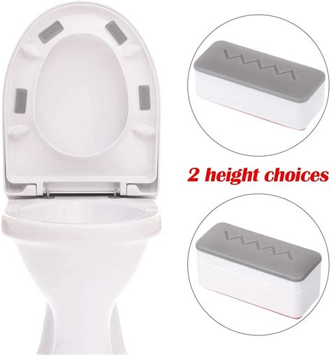 Buy Bidet Toilet Seat Bumpers by JP Bathroom (Pack of 4) - 5cm x 2cm ...