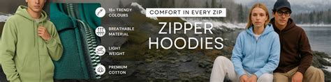 Buy Zipper Hoodies for Men Online at Best Prices | Nobero