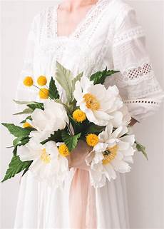 Paper Wedding Flowers by Paper Flower Wedding Bouquet The House That Lars Built Paper Wedding Flowers