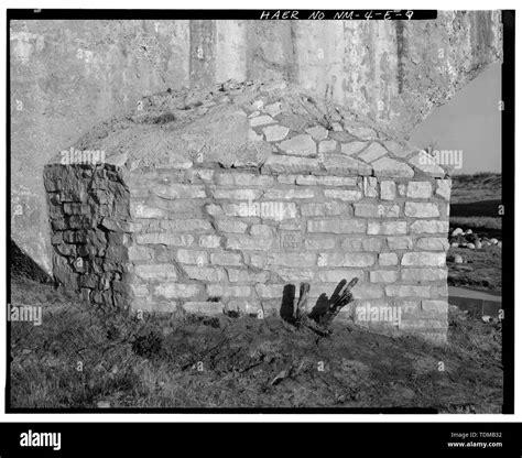 PECOS RIVER FLUME - CUTWATER WITH CCC DATE BLOCK. VIEW TO NORTHWEST ...