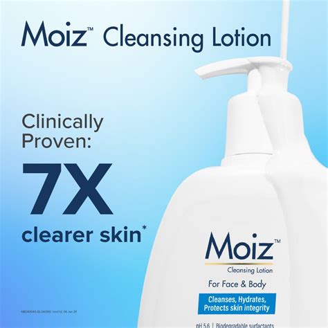 Buy Moiz Cleansing Lotion for Face and Body Care | DreamyDerma