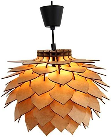 Buy Lakhaji Wooden Hanging Fancy Flower Types Lamp for Living Room ...