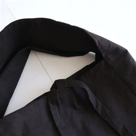 what is there / cotton horse cloth drop bag（ black ） | what is there