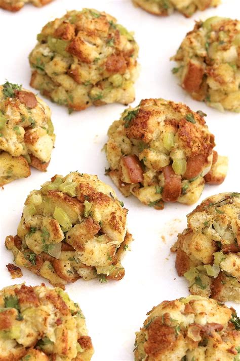 Stuffing Balls Recipe for Thanksgiving Appetizers