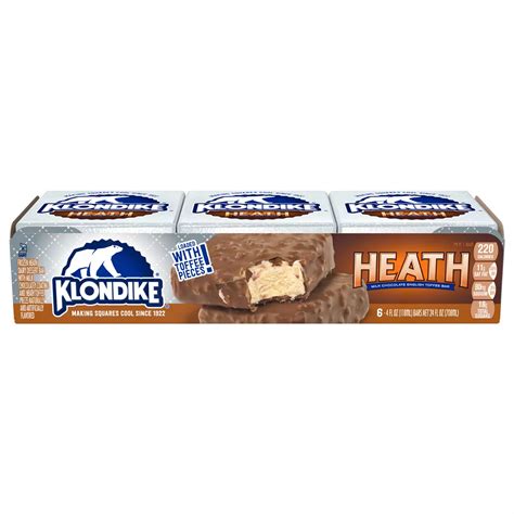 Klondike Frozen Dairy Dessert Bar Heath - Shop Bars & pops at H-E-B