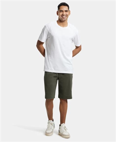 Buy Super Combed Cotton Rich Regular Fit Shorts with Side Pockets ...