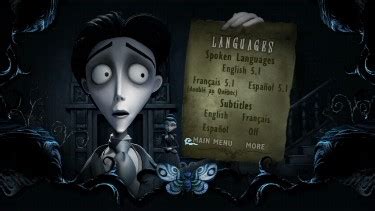 Image result for Corpse Bride DVD Menu