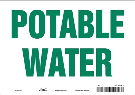 Vinyl, Adhesive Sign Mounting, Safety Sign - 470H41|470H41 - Grainger