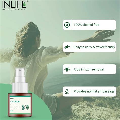 Buy INLIFE LUNG DETOX AYURVEDIC ESSENTIAL OILS BLEND BREATHE EASY ...