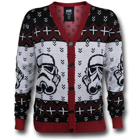 Star Wars Stormtrooper Christmas Sweater Cardigan