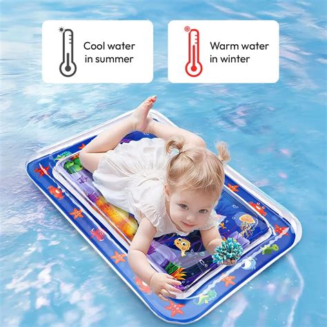 Buy Rectangle Water Playmat for Babies, Leak-Proof Soft Playmat