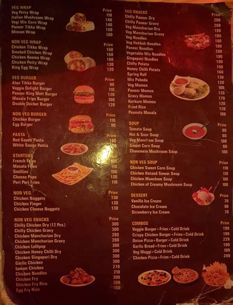 Menu at U & ME CAFE, Bareilly