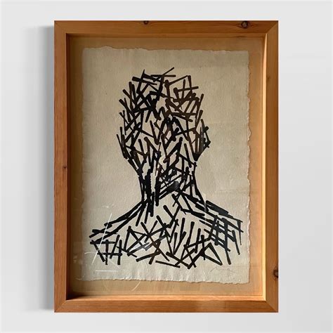 Iñaki Moreno - ABSTRACT Painting Handmade paper by Spanish Artist Iñaki ...