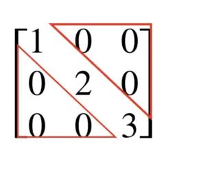 Image result for Diaginal Matrix Example