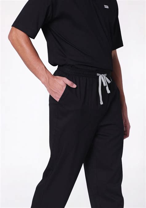 Buy Ecoflex Men's 5 Pocket Active (Black) Scrub Online – Knya