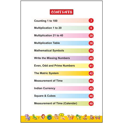 Multiplication Table Book for Kids | 48 Pages of Easy Math Fun | Count
