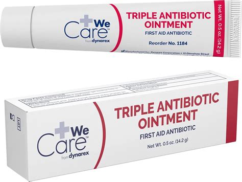 Amazon.com: Dynarex Triple Antibiotic Ointment, Used for Minor Wounds such as Cuts, Scrapes and ...
