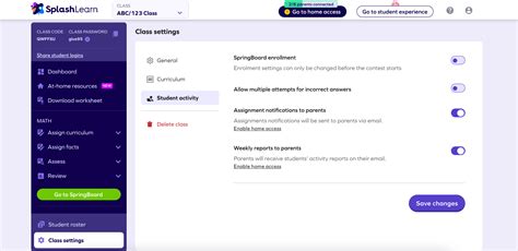 Splashlearn Student Class Code 的图像结果