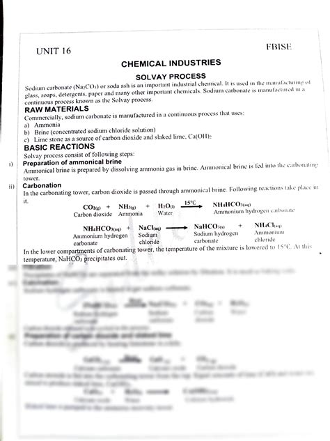 Image result for Solvay Process Chemistry