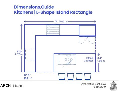 Kitchen Floor Plan with Measurements