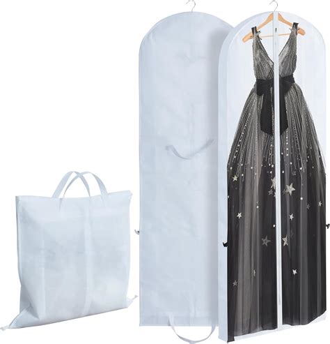 Amazon.com: BEISHIDA 71" Wedding Dress Bag Bridal Wedding Gown Dress Garment Bag with Carry ...