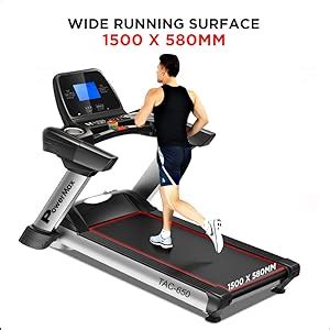 Buy PowerMax Fitness TAC-650 4HP (6HP Peak) Motorized Treadmill with ...