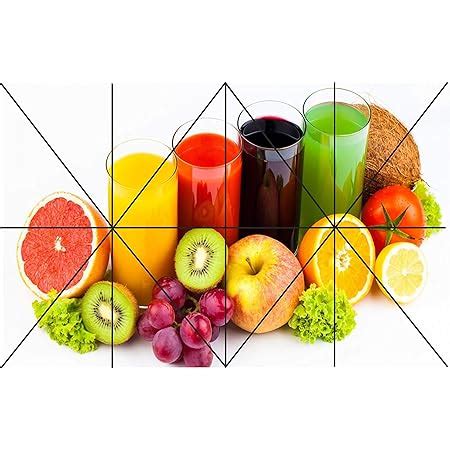 Sticker Hub Waterproof Kitchen Fresh Fruit Juice Wallpaper/Wall Sticker ...