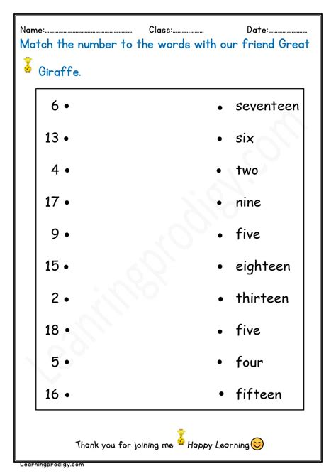 Math Numbers Worksheet PDF 的图像结果