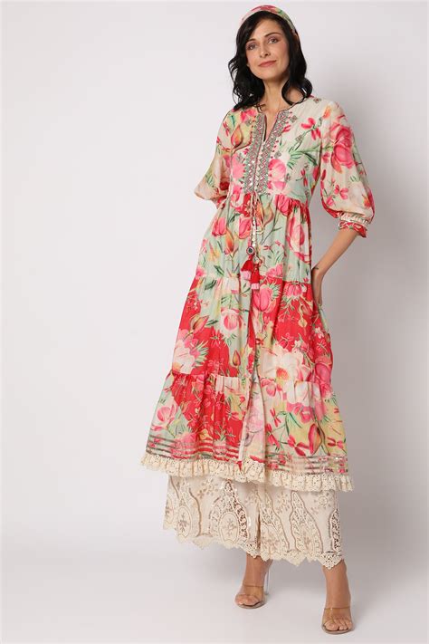 Khushi Tiered Jacket Style - AJILIYAA
