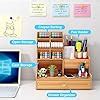 TOVIXY Wood Pen Stand Desk Organizer Pencil Holder Table Organizer For ...