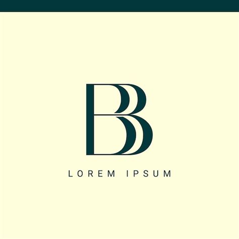 Monogramme BB initiale mariage BB logo de l'entreprise BB icône d ...