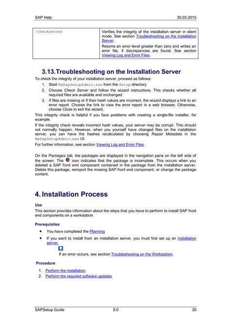 Sap setup guide | PDF