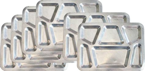 King Traders Stainless Steel TULSI - Stainless Steel Six Compartment ...
